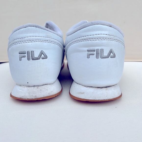 Fila Women’s Machu Sneakers Shoes White Low Top Lace Up Size 7 - Picture 3 of 8